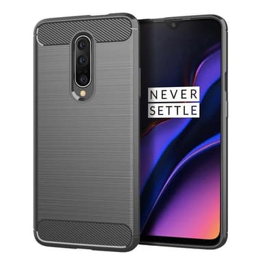 Stöttåligt Armor Carbon TPU-skal Oneplus 7 - Grå