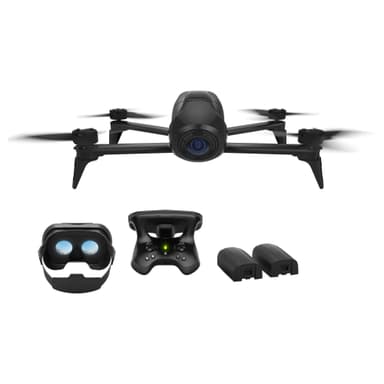 Parrot Bebop 2 drönare + FPV strömpaket (svart)