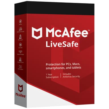 McAfee LiveSafe - Bäst i test 2018 McAfee LiveSafe - Bäst i test 2018