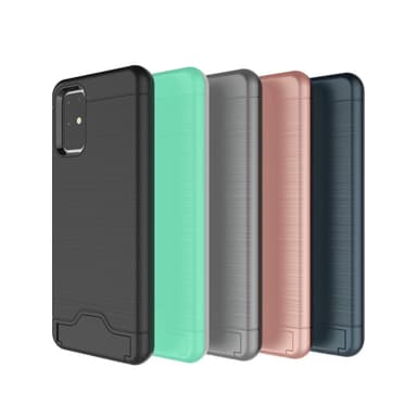 Samsung S20 Plus | Armor skal | Korthållare - Turkos