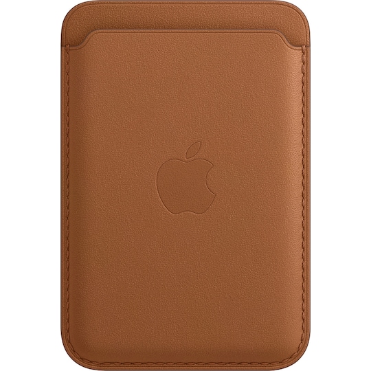 iPhone läderplånbok med MagSafe (saddle brown)
