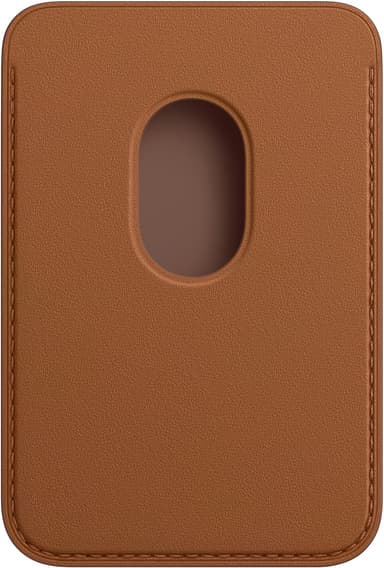 iPhone läderplånbok med MagSafe (saddle brown)