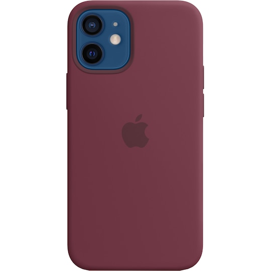 iPhone 12 mini silikonfodral med MagSafe (plum)