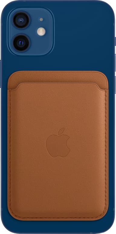 iPhone läderplånbok med MagSafe (saddle brown)