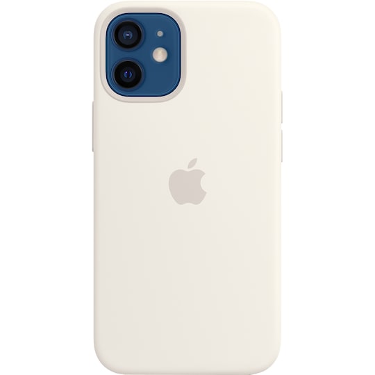 iPhone 12 mini silikonfodral med MagSafe (vit)