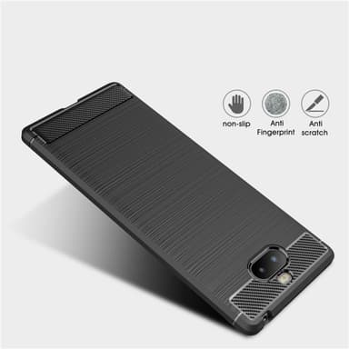 Stöttåligt Armor Carbon TPU-skal Sony Xperia 10 - Röd