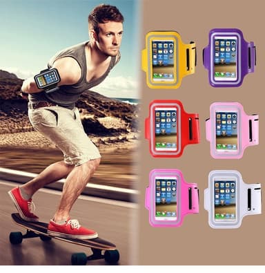Träningsarmband till iPhone 5/5S/SE - Blå