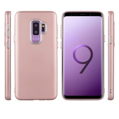 Samsung S9 | TPU-Skal Metallknappar - Röd