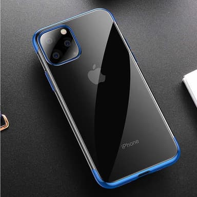 Design TPU-skal Electro Plating till iPhone 11 Pro Max - Blå