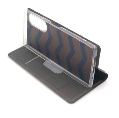 Plånboksfodral Ultratunn design Sony Xperia 5 - Guld