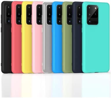SKALO Samsung S20 Ultra Ultratunn TPU-Skal - Blå