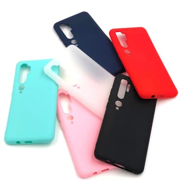 Xiaomi Mi Note 10/10 Pro Ultratunn Silikonskal - Vit