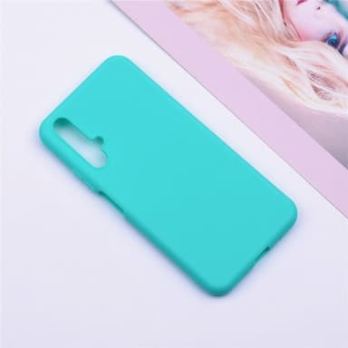 SKALO Huawei Nova 5T Ultratunn TPU-Skal - Turkos
