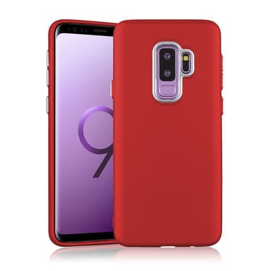 Samsung S9 | TPU-Skal Metallknappar - Röd