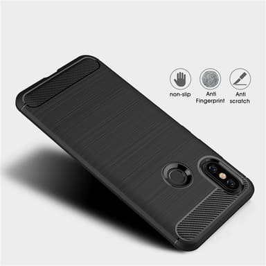 Stöttåligt Armor Carbon TPU-skal Xiaomi Mi A2 - Grå