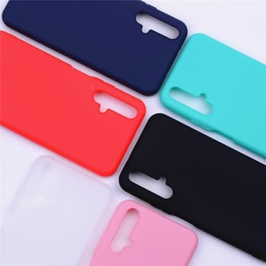 SKALO Huawei Nova 5T Ultratunn TPU-Skal - Turkos