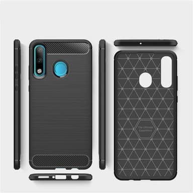 Stöttåligt Armor Carbon TPU-skal Huawei P30 Lite - Svart
