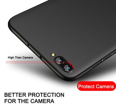Honor 10 Ultratunn Silikonskal - Röd