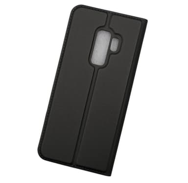 SKALO Samsung S9 Plus Plånboksfodral Ultratunn design - Mörkgrå