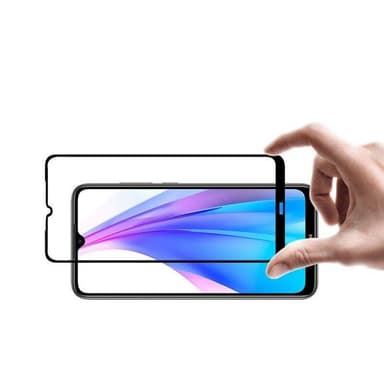 Heltäckande Härdat Glas till Xiaomi Redmi Note 8T - Svart - Svart