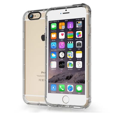Extra tåligt silikonskal iPhone 6/6s - Guld