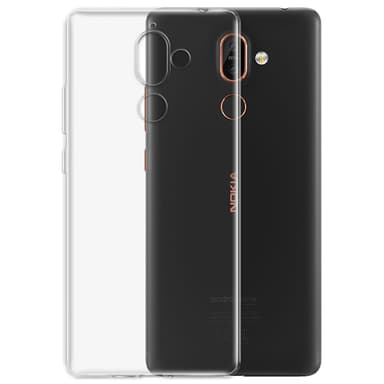 Transparent Silikon TPU-Skal till Nokia 7 Plus