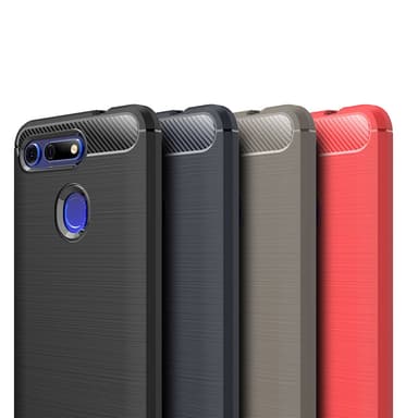 Stöttåligt Armor Carbon TPU-skal Huawei Honor View 20 - Grå