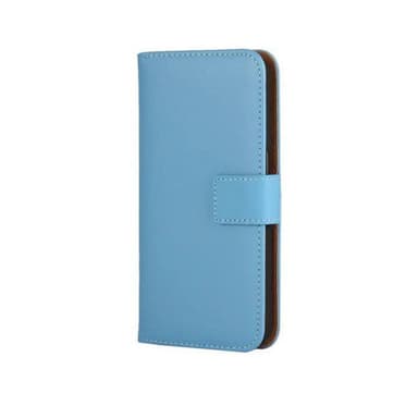 SKALO iPhone 11 Pro Max Plånboksfodral Äkta Skinn - Blå
