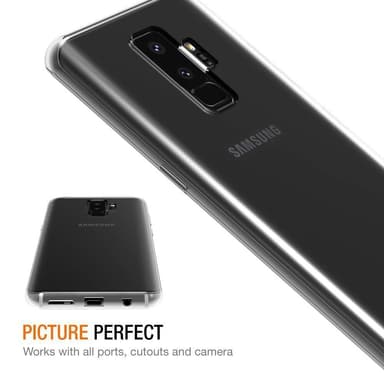 Transparent Silikon TPU-Skal till Samsung S9