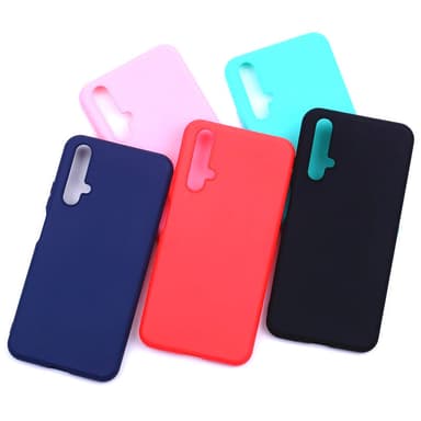 SKALO Huawei Nova 5T Ultratunn TPU-Skal - Turkos