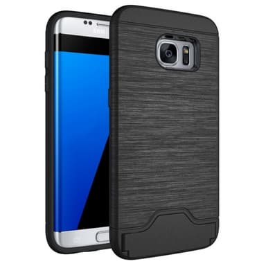Samsung S7 | Armor skal | Korthållare - Svart