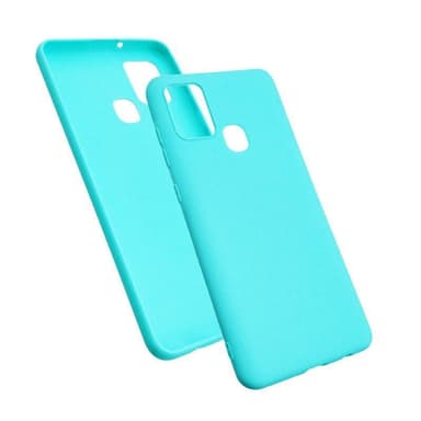 SKALO Samsung A21s Ultratunn TPU-Skal - Turkos