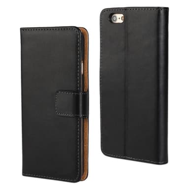 SKALO iPhone 6/6S Plus Plånboksfodral Äkta Skinn - Brun