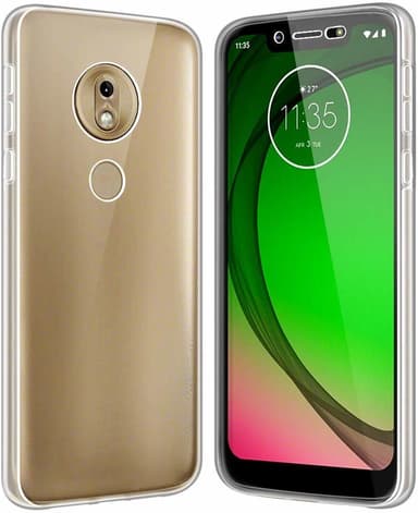 Transparent Silikon TPU-Skal till Moto G7 Play
