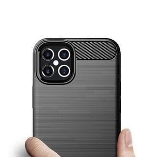SKALO iPhone 12 Mini Armor Carbon Stöttåligt TPU-skal - Grå