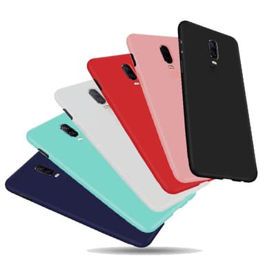 Oneplus 6T Ultratunn Silikonskal - Blå