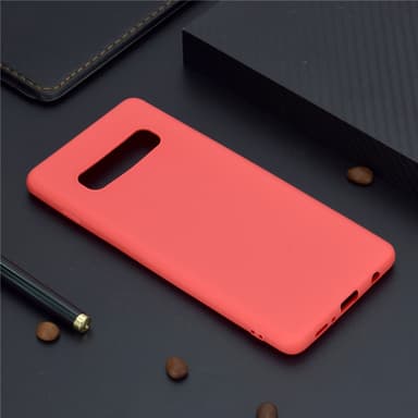 SKALO Samsung S10 Plus Ultratunn TPU-Skal - Röd
