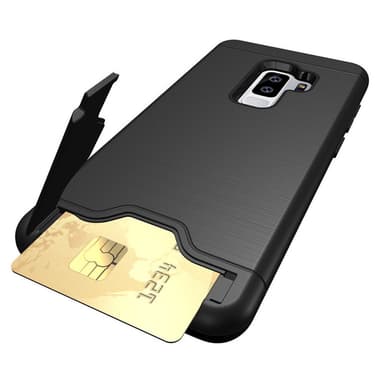 Samsung S9 PLUS | Armor skal | Korthållare - Turkos