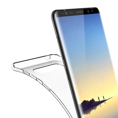 Transparent Silikon TPU-Skal till Samsung Note 8