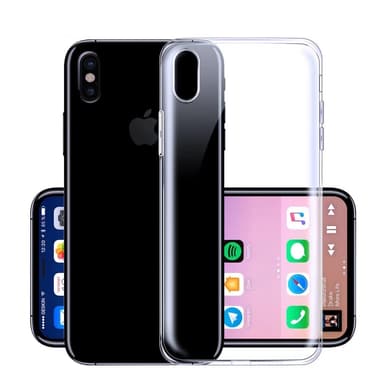 Transparent Silikon TPU-Skal till iPhone XS Max