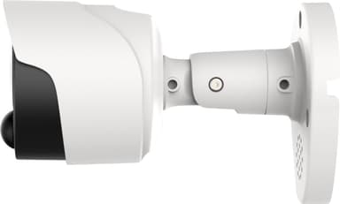 Övervakningskamera PoE med lampa - Vit