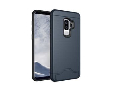 Samsung S9 PLUS | Armor skal | Korthållare - Blå