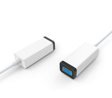 USB-C till VGA adapter - vit