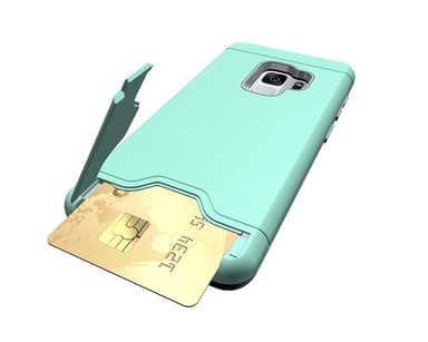 Samsung S9 | Armor skal | Korthållare - Svart