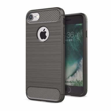 SKALO iPhone 7/8 Armor Carbon Stöttåligt TPU-skal - Grå