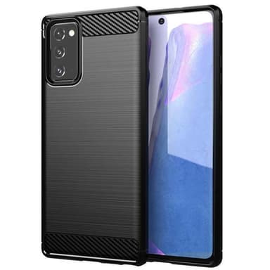 Stöttåligt Armor Carbon TPU-skal Samsung Note 20 - Grå