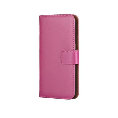 SKALO iPhone 11 Pro Max Plånboksfodral Äkta Skinn - Cerise