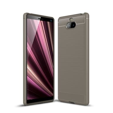 Stöttåligt Armor Carbon TPU-skal Sony Xperia 10 - Grå