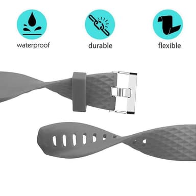 Fitbit Charge 2 armband Grå (L)