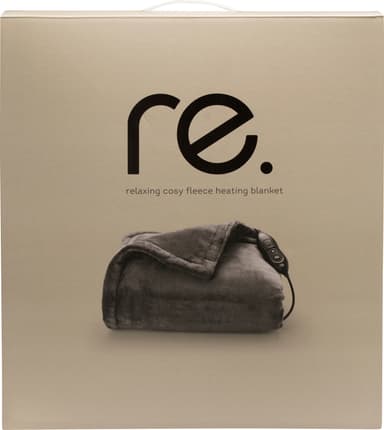 re. värmefilt i fleece 130160 (svart)